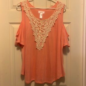Cute Lace Detail Top